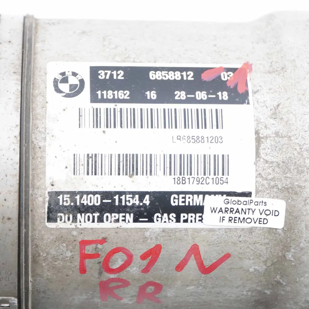 Suspension Neumatica Trasera Derecha Muelle Strut Amortiguador para BMW F01 LCI con número de pieza 6858812 BMW F01 LCI Suspension Neumatica Trasera Derecha Muelle Strut Amortiguador - SKU 6858812-1 - Número de pieza 6858812