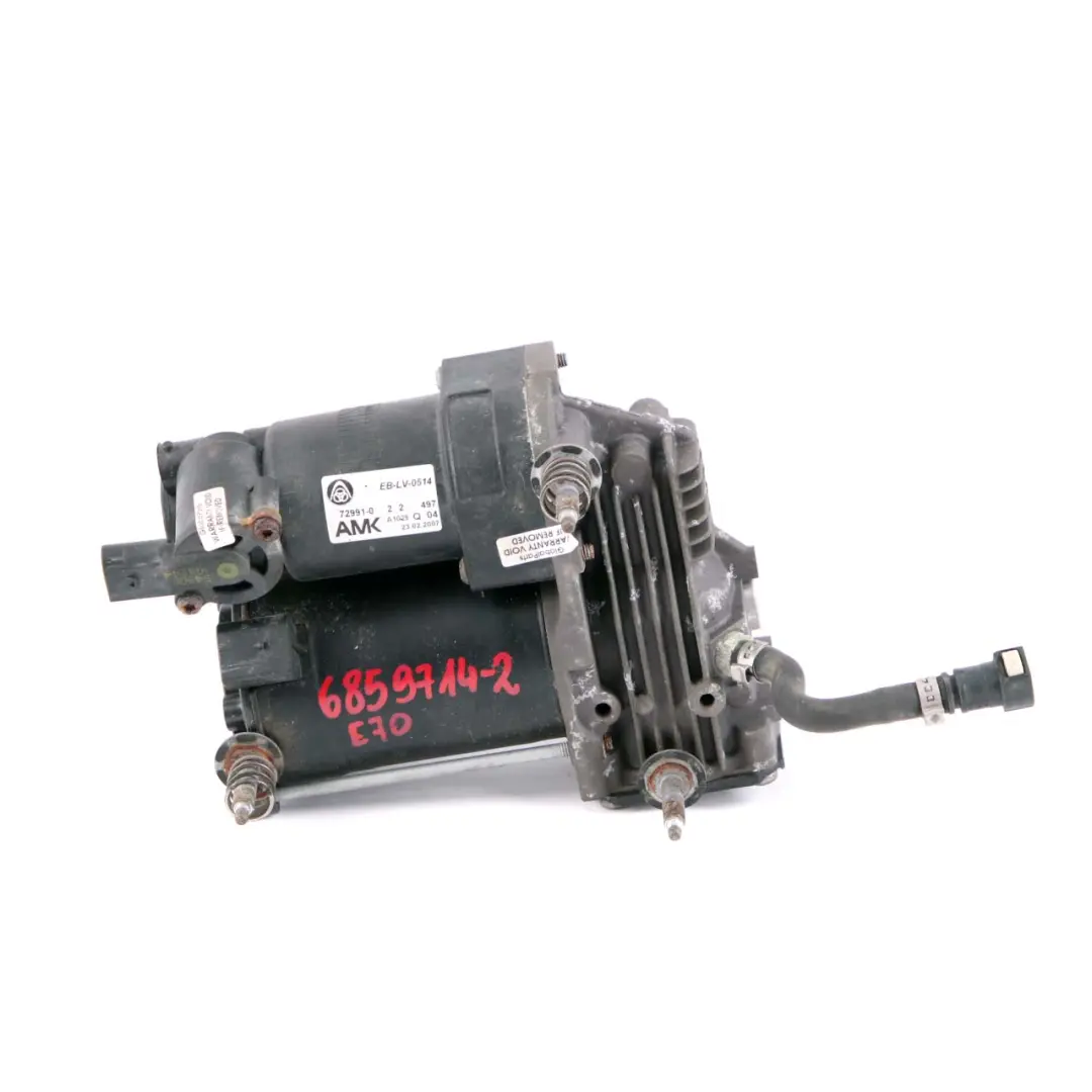 Suspension Supply Compressor Pump Unit to BMW X5 X6 E70 E71 Air with Part number 6859714 BMW X5 X6 E70 E71 Air Suspension Supply Compressor Pump Unit - SKU 6859714-2 - Part number 6859714