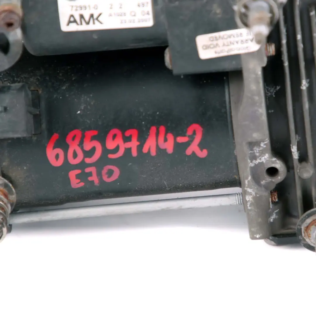 Sospensione Pneumatica Unità Pompa Compressore per BMW X5 X6 E70 E71 con numero di parte 6859714 BMW X5 X6 E70 E71 Sospensione Pneumatica Unità Pompa Compressore - SKU 6859714-2 - Numero di parte 6859714