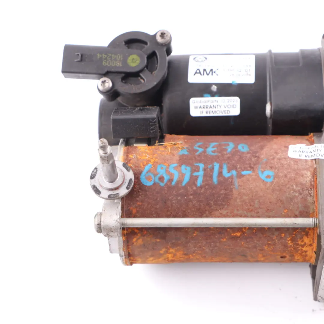 Suspension Supply Compressor Pump Unit to BMW X5 E70 X6 E71 Air with Part number 6859714 BMW X5 E70 X6 E71 Air Suspension Supply Compressor Pump Unit - SKU 6859714-6 - Part number 6859714