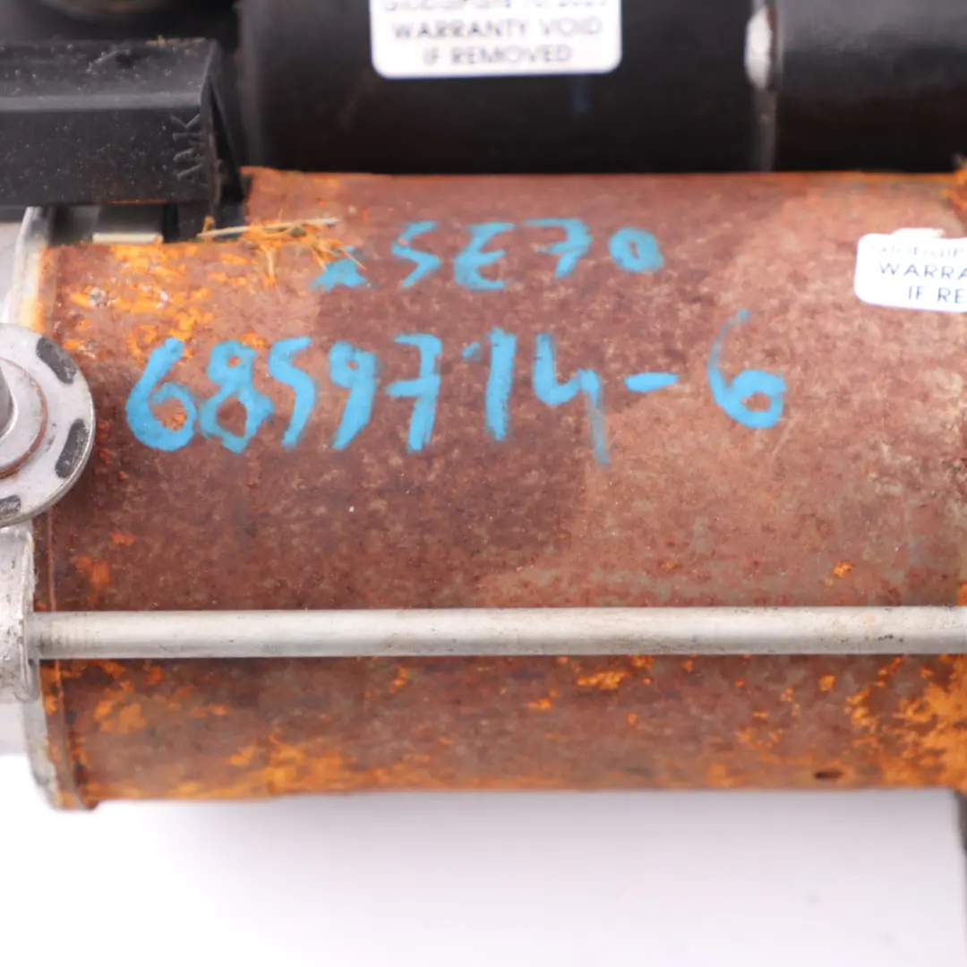 Suspension Supply Compressor Pump Unit to BMW X5 E70 X6 E71 Air with Part number 6859714 BMW X5 E70 X6 E71 Air Suspension Supply Compressor Pump Unit - SKU 6859714-6 - Part number 6859714