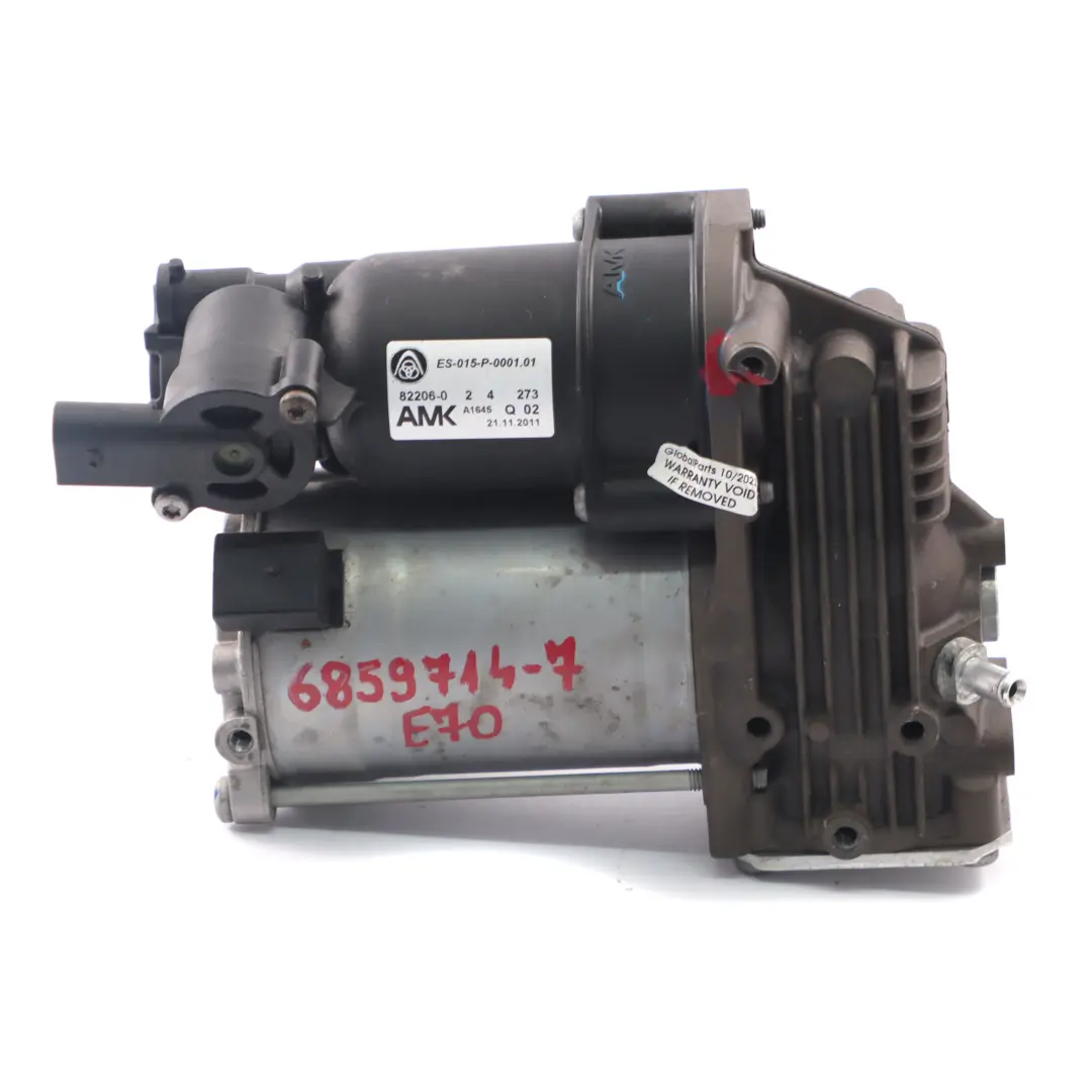 Luft Versorgung Kompressor Federung Pumpen Einheit 6785506 für BMW X5 X6 E70 E71 mit Teilenummer 6859714 BMW X5 X6 E70 E71 Luft Versorgung Kompressor Federung Pumpen Einheit 6785506 - SKU 6859714 - Teilenummer 6859714