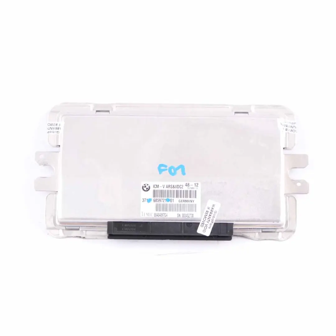 VDC Module BMW F01 F07 F10 F11 F12 Rear Suspension Level Control Unit to with Part number 6859721 VDC Module BMW F01 F07 F10 F11 F12 Rear Suspension Level Control Unit - SKU 6859721 - Part number 6859721