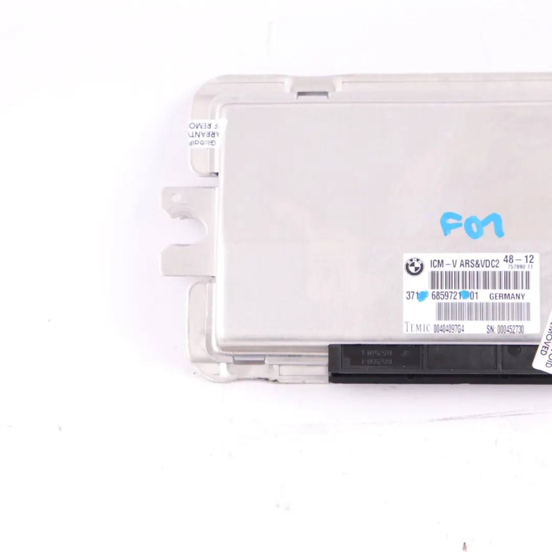 VDC Module BMW F01 F07 F10 F11 F12 Rear Suspension Level Control Unit to with Part number 6859721 VDC Module BMW F01 F07 F10 F11 F12 Rear Suspension Level Control Unit - SKU 6859721 - Part number 6859721