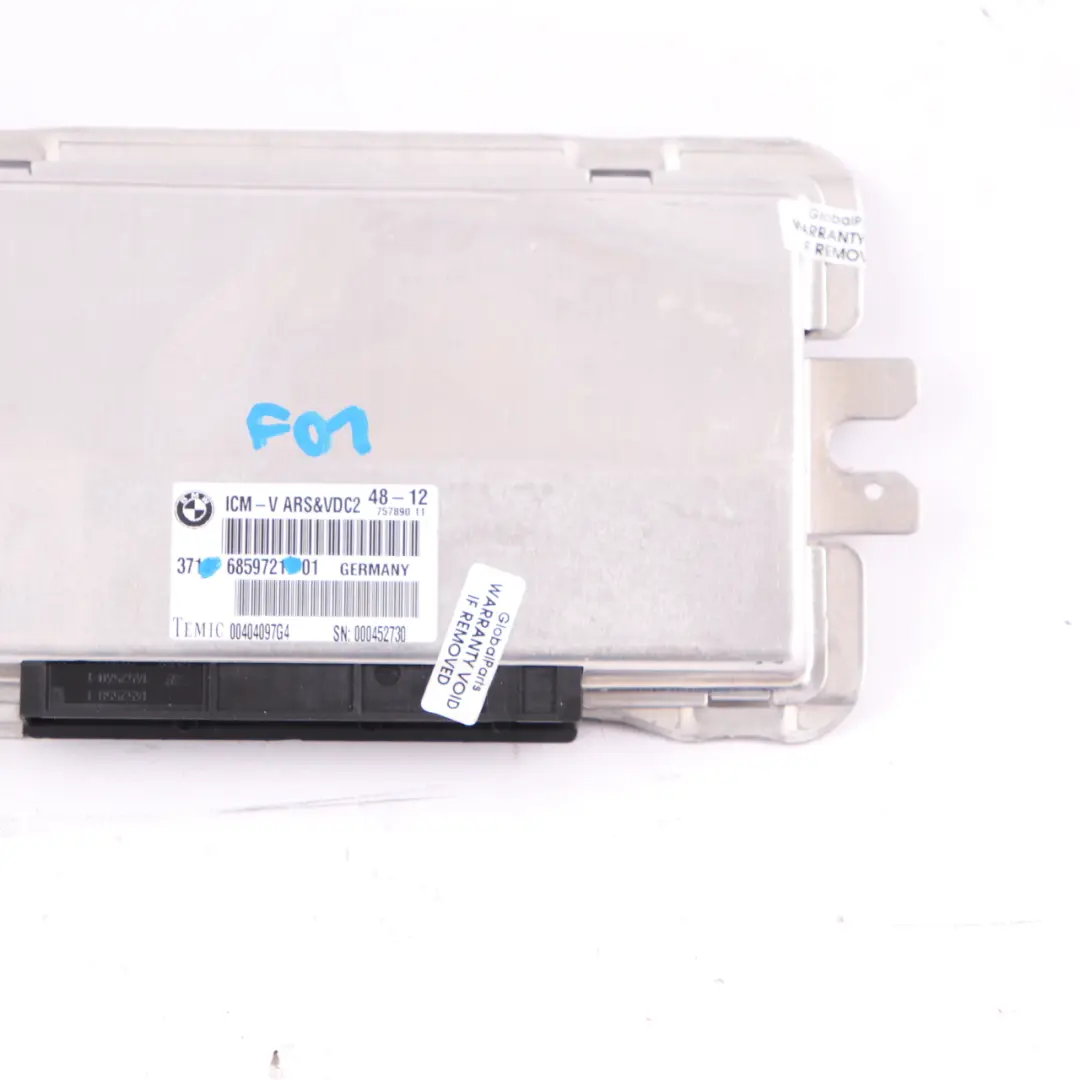 VDC Module BMW F01 F07 F10 F11 F12 Rear Suspension Level Control Unit to with Part number 6859721 VDC Module BMW F01 F07 F10 F11 F12 Rear Suspension Level Control Unit - SKU 6859721 - Part number 6859721