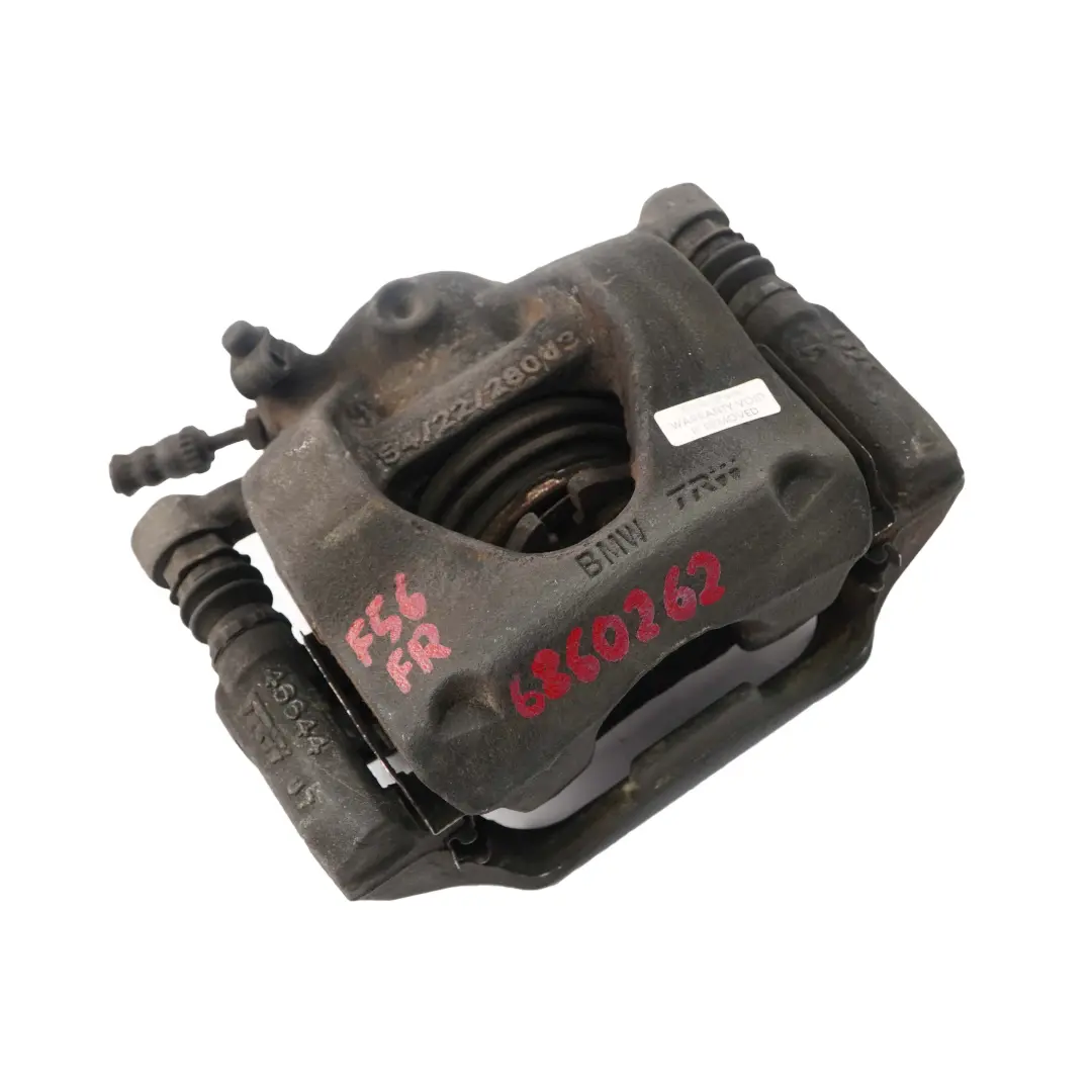 Front Right Wheel O/S Brake Caliper Housing to Mini Cooper F55 F56 F57 with Part number 6860262 Mini Cooper F55 F56 F57 Front Right Wheel O/S Brake Caliper Housing - SKU 6860262 - Part number 6860262