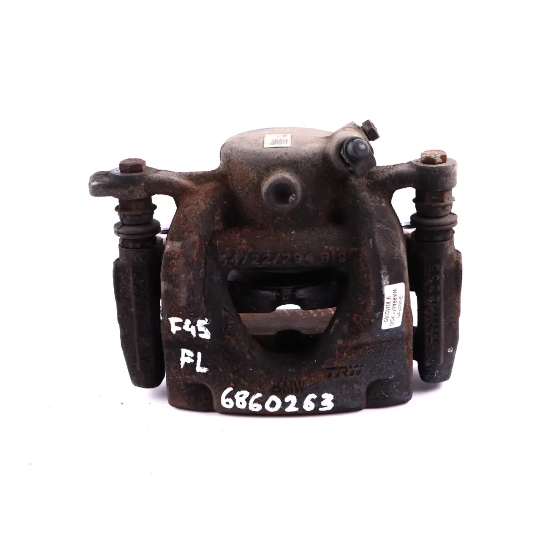 Brake Caliper BMW X1 F45 F48 Mini F55 F56 Front Brake Housing Left N/S to with Part number 6860263 Brake Caliper BMW X1 F45 F48 Mini F55 F56 Front Brake Housing Left N/S - SKU 6860263 - Part number 6860263