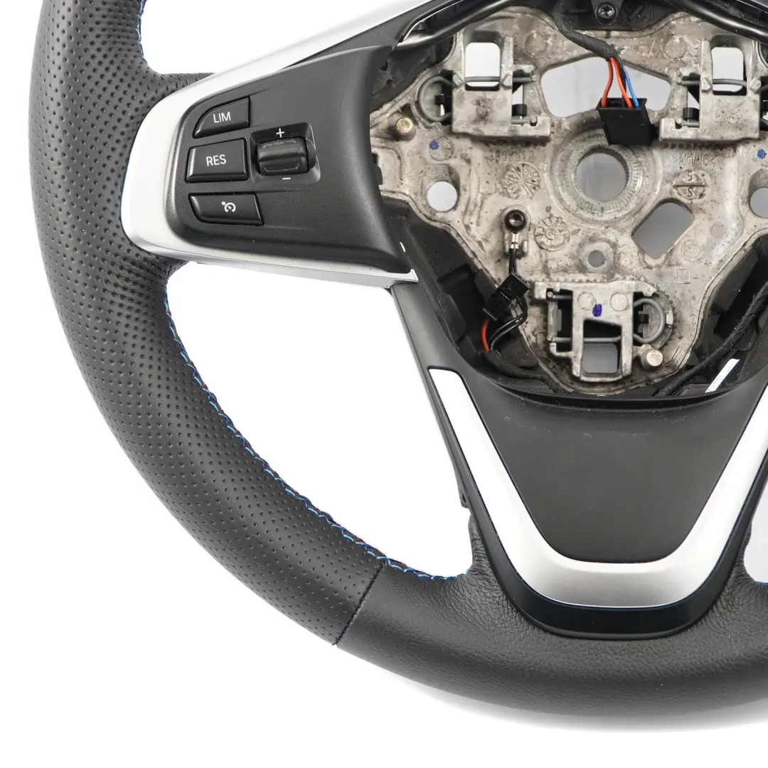 BMW F45 F46 X1 F48 X2 F39 NEW Black Leather Sport Steering Wheel M-tricolored - SKU 6860357-1 - Part number 6860357 