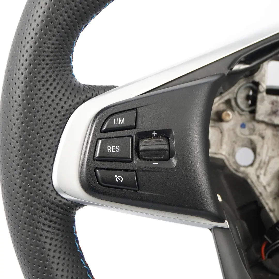 BMW F45 F46 X1 F48 X2 F39 NEW Black Leather Sport Steering Wheel M-tricolored - SKU 6860357-1 - Part number 6860357 