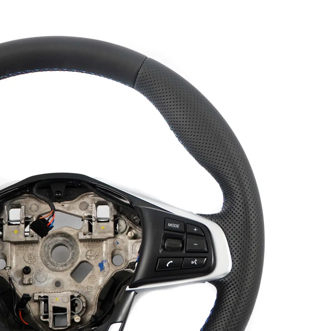 BMW F45 F46 X1 F48 X2 F39 NEW Black Leather Sport Steering Wheel M-tricolored - SKU 6860359-1 - Part number 6860359 