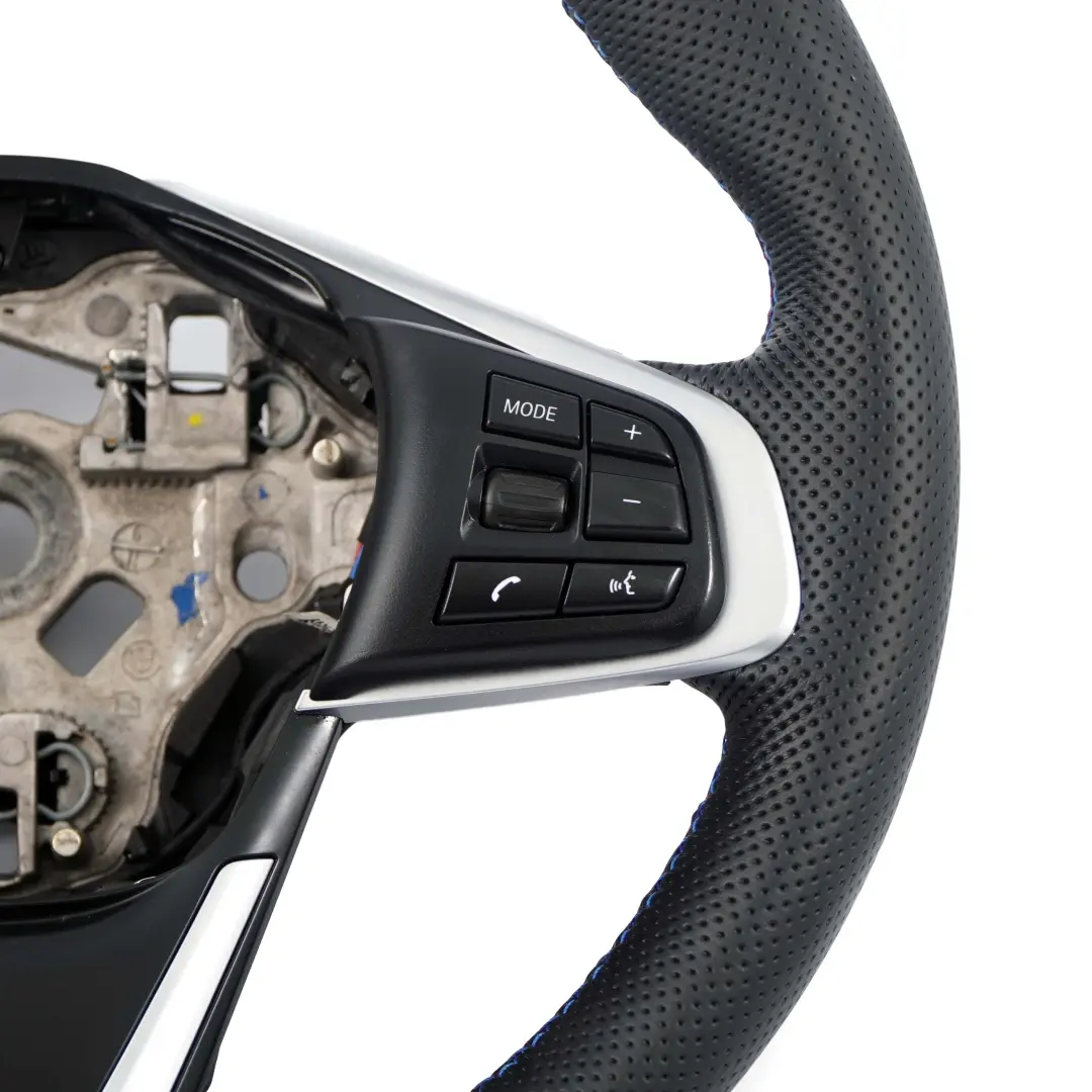 BMW F45 F46 X1 F48 X2 F39 NEW Black Leather Sport Steering Wheel M-tricolored - SKU 6860359-1 - Part number 6860359 