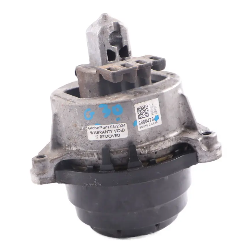 Mount BMW G30 G31 530d G11 730d B57 Bearing Holder Right O/S to Engine with Part number 6860478 Engine Mount BMW G30 G31 530d G11 730d B57 Bearing Holder Right O/S - SKU 6860478 - Part number 6860478