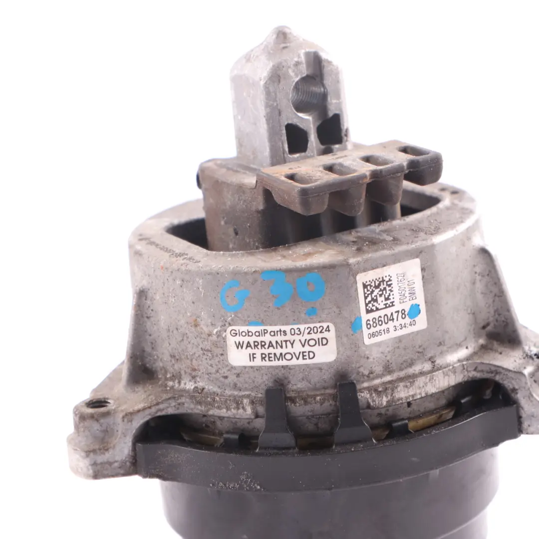 Mount BMW G30 G31 530d G11 730d B57 Bearing Holder Right O/S to Engine with Part number 6860478 Engine Mount BMW G30 G31 530d G11 730d B57 Bearing Holder Right O/S - SKU 6860478 - Part number 6860478