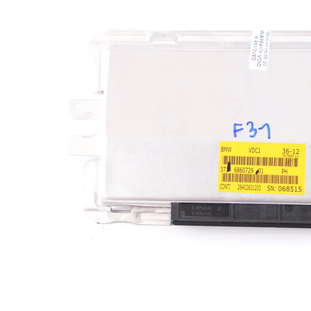 Modulo VDC BMW F31 Touring Unità Controllo Livello Sospensioni Pneumatiche per con numero di parte 6860729 Modulo VDC BMW F31 Touring Unità Controllo Livello Sospensioni Pneumatiche - SKU 6860729 - Numero di parte 6860729