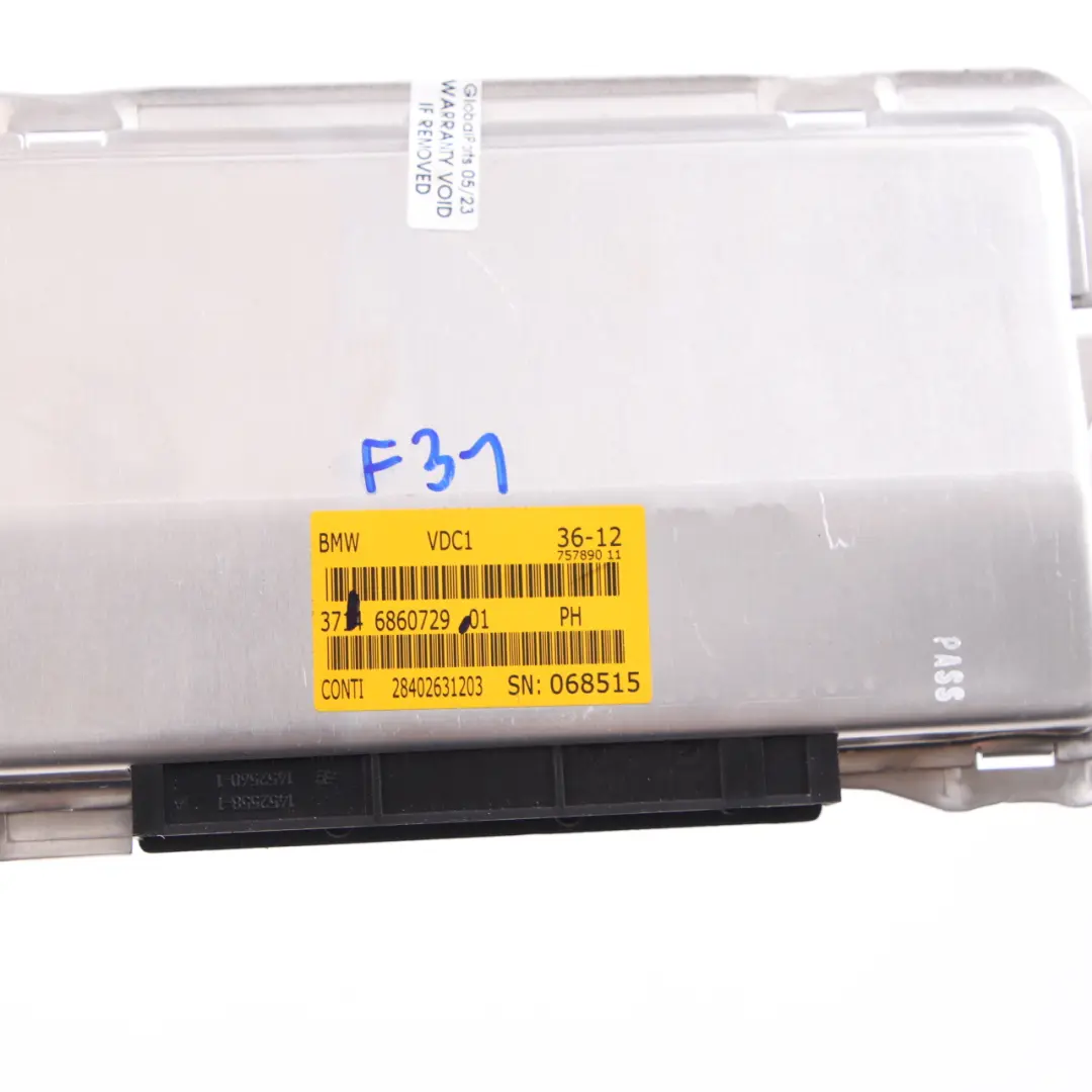 VDC Modul BMW F31 Touring Luftfederung Niveauregler für mit Teilenummer 6860729 VDC Modul BMW F31 Touring Luftfederung Niveauregler - SKU 6860729 - Teilenummer 6860729