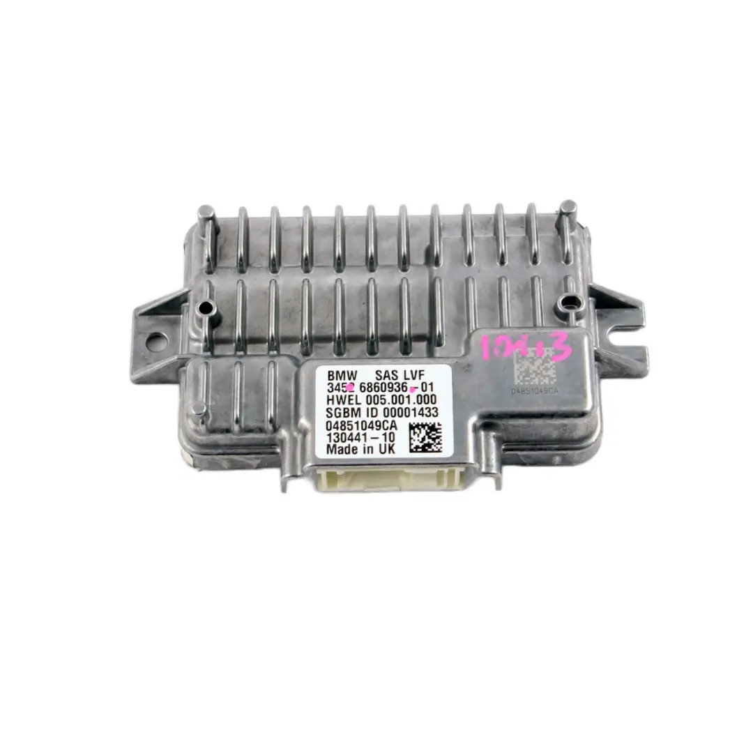 Control Unit SAS Module ECU to BMW i3 I01 F45 F46 with Part number 6860936 BMW i3 I01 F45 F46 Control Unit SAS Module ECU - SKU 6860936 - Part number 6860936