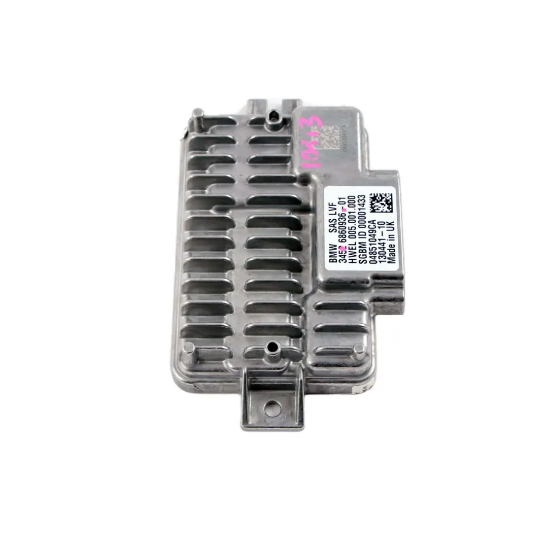 Unidad de Control SAS Módulo ECU para BMW i3 I01 F45 F46 con número de pieza 6860936 BMW i3 I01 F45 F46 Unidad de Control SAS Módulo ECU - SKU 6860936 - Número de pieza 6860936