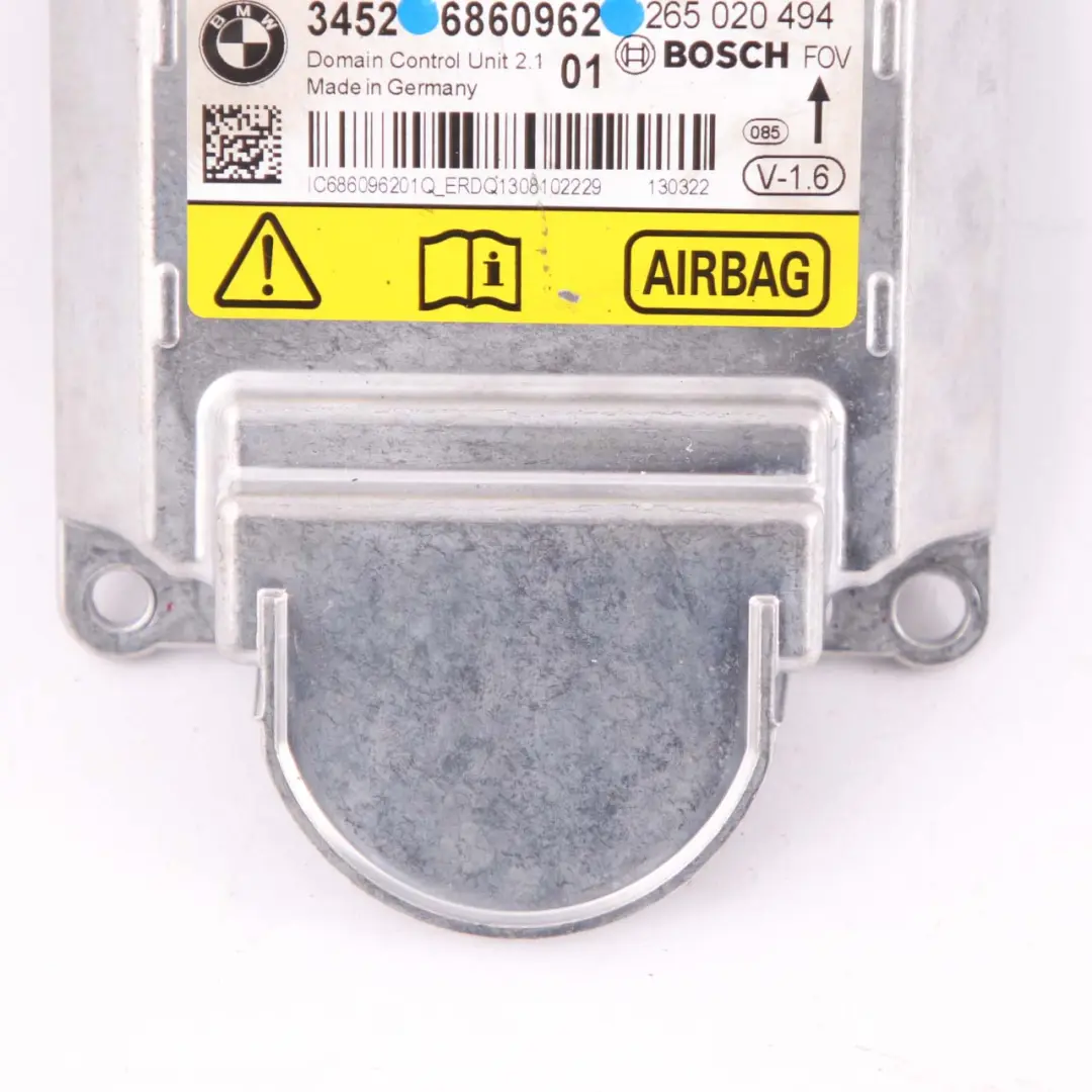 BMW X3 F25 Unité De Contrôle Module D'air Sécurité Des Sacs 0265020494 - SKU 6860962 - Numéro de pièce 6860962