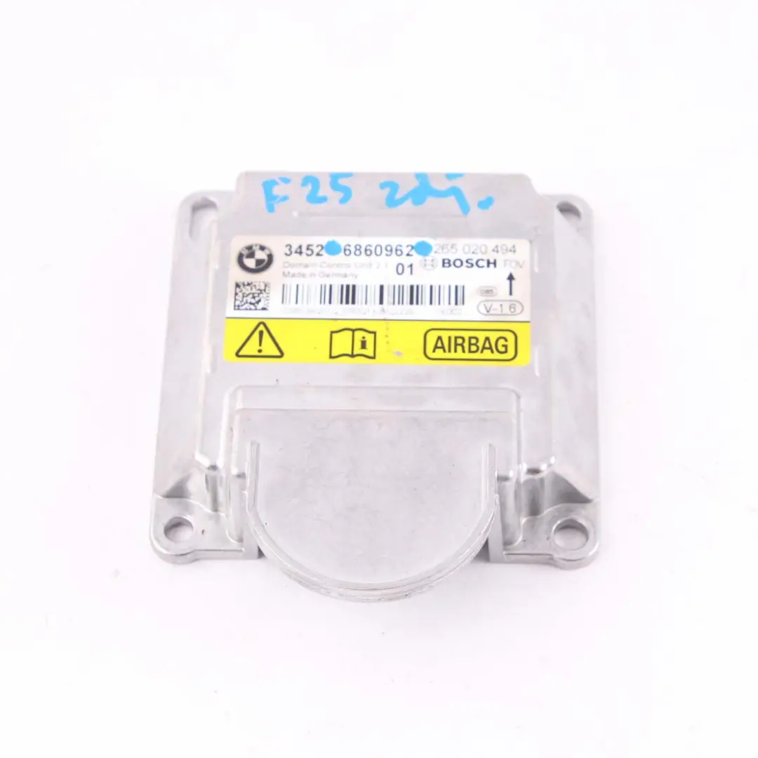 ECU ICM Steuergerät Air Module Bag Safety 0265020494 für BMW X3 F25 mit Teilenummer 6860962 BMW X3 F25 ECU ICM Steuergerät Air Module Bag Safety 0265020494 - SKU 6860962 - Teilenummer 6860962