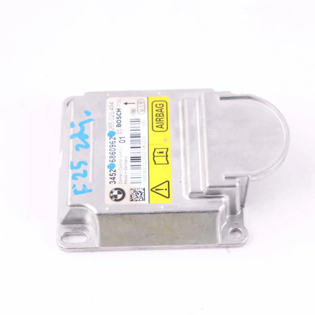 Moduł Poduszek 0265020494 do BMW X3 F25 o numerze 6860962 BMW X3 F25 Moduł Poduszek 0265020494 - SKU 6860962 - Numer Części 6860962