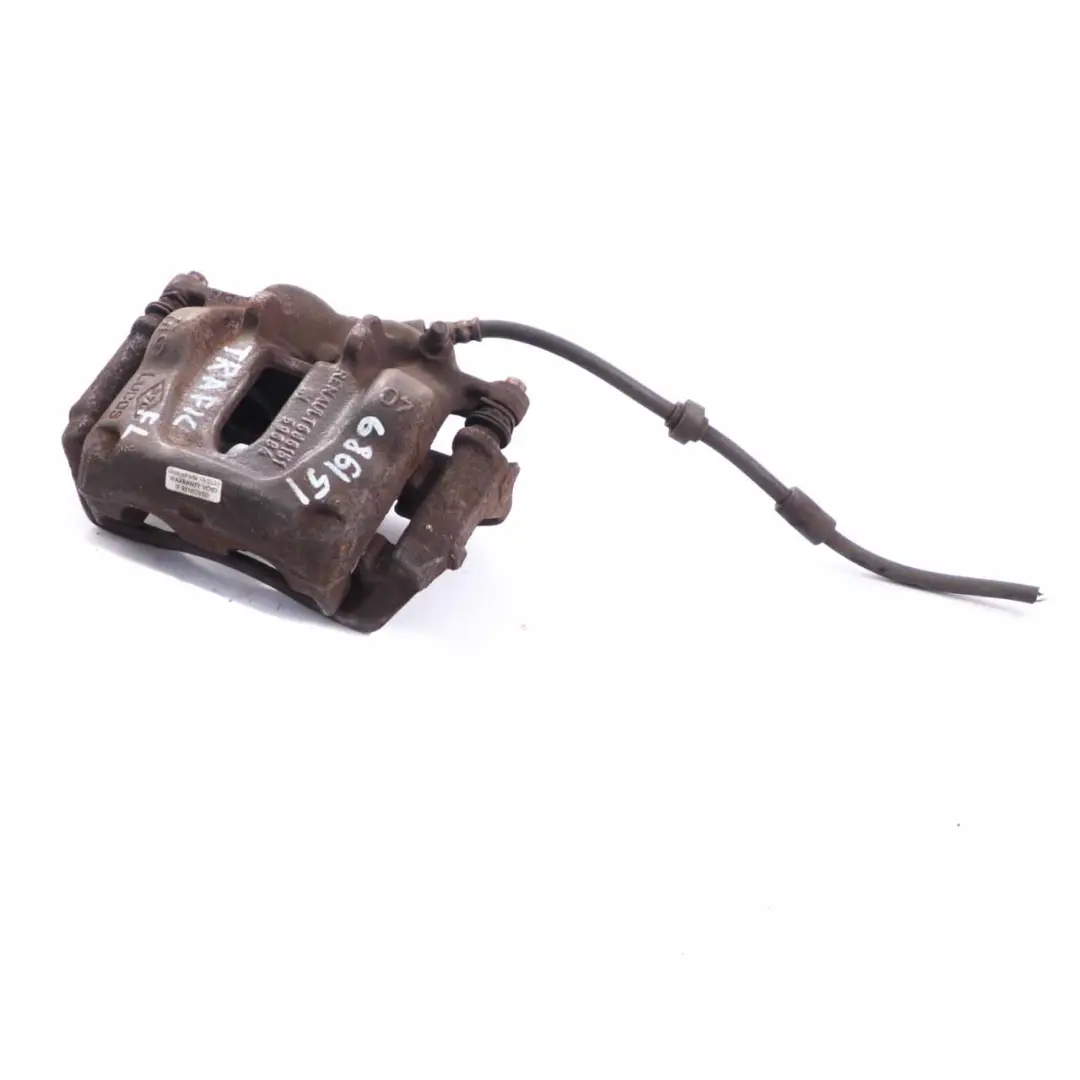 Brake Caliper Front Left N/S Carrier to Renault Trafic 2 Vauxhall Vivaro with Part number 686151 Renault Trafic 2 Vauxhall Vivaro Brake Caliper Front Left N/S Carrier - SKU 686151 - Part number 686151