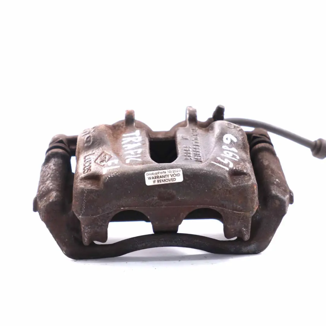 Brake Caliper Front Left N/S Carrier to Renault Trafic 2 Vauxhall Vivaro with Part number 686151 Renault Trafic 2 Vauxhall Vivaro Brake Caliper Front Left N/S Carrier - SKU 686151 - Part number 686151