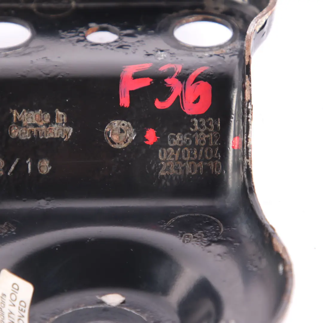 Uchwyt Wspornik Mocowanie Belki Zawieszenia Tył do BMW F34 F36 o numerze 6861812 BMW F34 F36 Uchwyt Wspornik Mocowanie Belki Zawieszenia Tył - SKU 6861812 - Numer Części 6861812