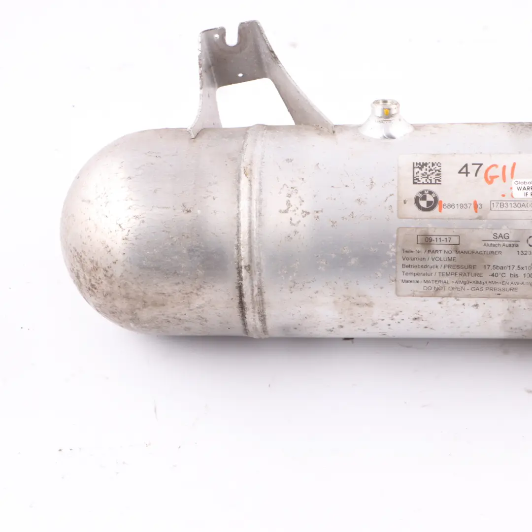 Self Leveling Air Suspension Pressure Reservoir Tank Accumulator to BMW G11 with Part number 6861937 BMW G11 Self Leveling Air Suspension Pressure Reservoir Tank Accumulator - SKU 6861937 - Part number 6861937