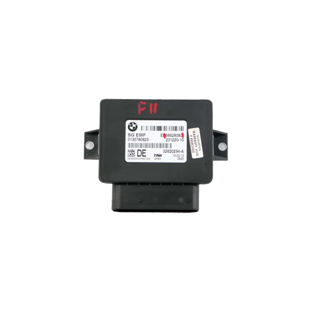Unità controllo freno stazionamento Modulo EMF per BMW F10 F11 F12 X3 F25 con numero di parte 6863277 BMW F10 F11 F12 X3 F25 Unità controllo freno stazionamento Modulo EMF - SKU 6862808 - Numero di parte 6863277