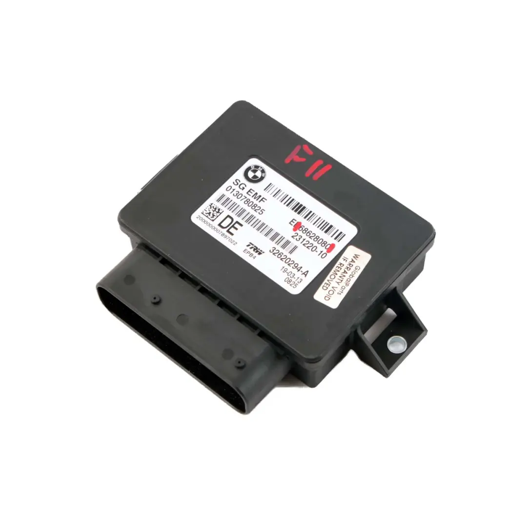 Unità controllo freno stazionamento Modulo EMF per BMW F10 F11 F12 X3 F25 con numero di parte 6863277 BMW F10 F11 F12 X3 F25 Unità controllo freno stazionamento Modulo EMF - SKU 6862808 - Numero di parte 6863277