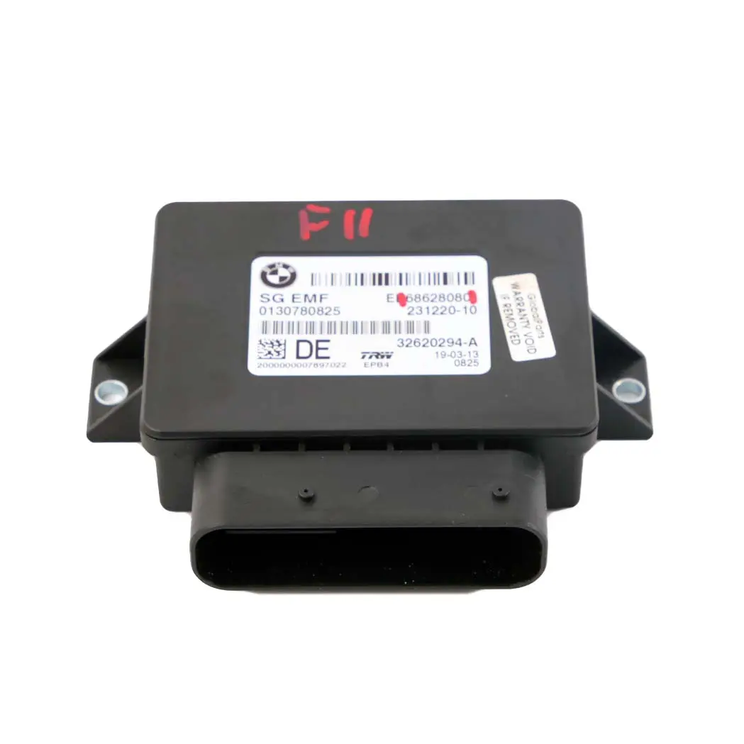 Unità controllo freno stazionamento Modulo EMF per BMW F10 F11 F12 X3 F25 con numero di parte 6863277 BMW F10 F11 F12 X3 F25 Unità controllo freno stazionamento Modulo EMF - SKU 6862808 - Numero di parte 6863277