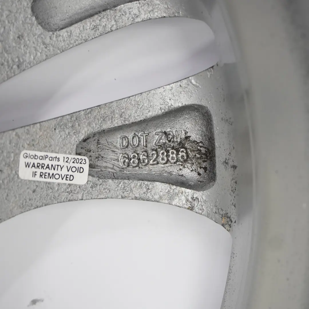 BMW X3 F25 Reflex plata llanta aleación 18 "de doble radio 605 8J ET:43 - SKU 6862886-1 - Número de pieza 6862886