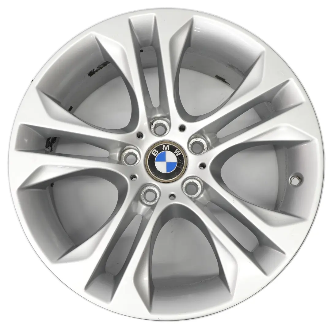 Reflex Silver Wheel Rim Alloy 18" Double Spoke 605 8J ET:43 to BMW X3 F25 with Part number 6862886 BMW X3 F25 Reflex Silver Wheel Rim Alloy 18" Double Spoke 605 8J ET:43 - SKU 6862886-3 - Part number 6862886