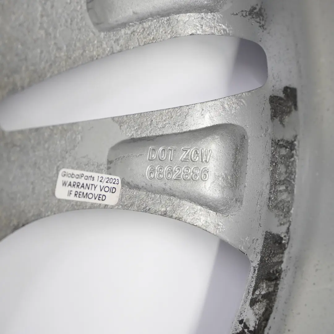 Reflex Silver Wheel Rim Alloy 18" Double Spoke 605 8J ET:43 to BMW X3 F25 with Part number 6862886 BMW X3 F25 Reflex Silver Wheel Rim Alloy 18" Double Spoke 605 8J ET:43 - SKU 6862886-3 - Part number 6862886