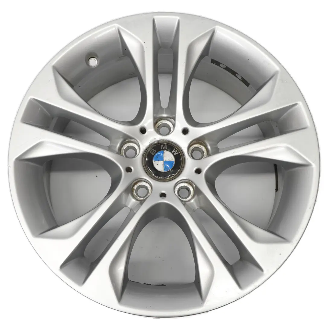 Reflex Silver Wheel Rim Alloy 18" Double Spoke 605 8J ET:43 to BMW X3 F25 with Part number 6862886 BMW X3 F25 Reflex Silver Wheel Rim Alloy 18" Double Spoke 605 8J ET:43 - SKU 6862886-4 - Part number 6862886