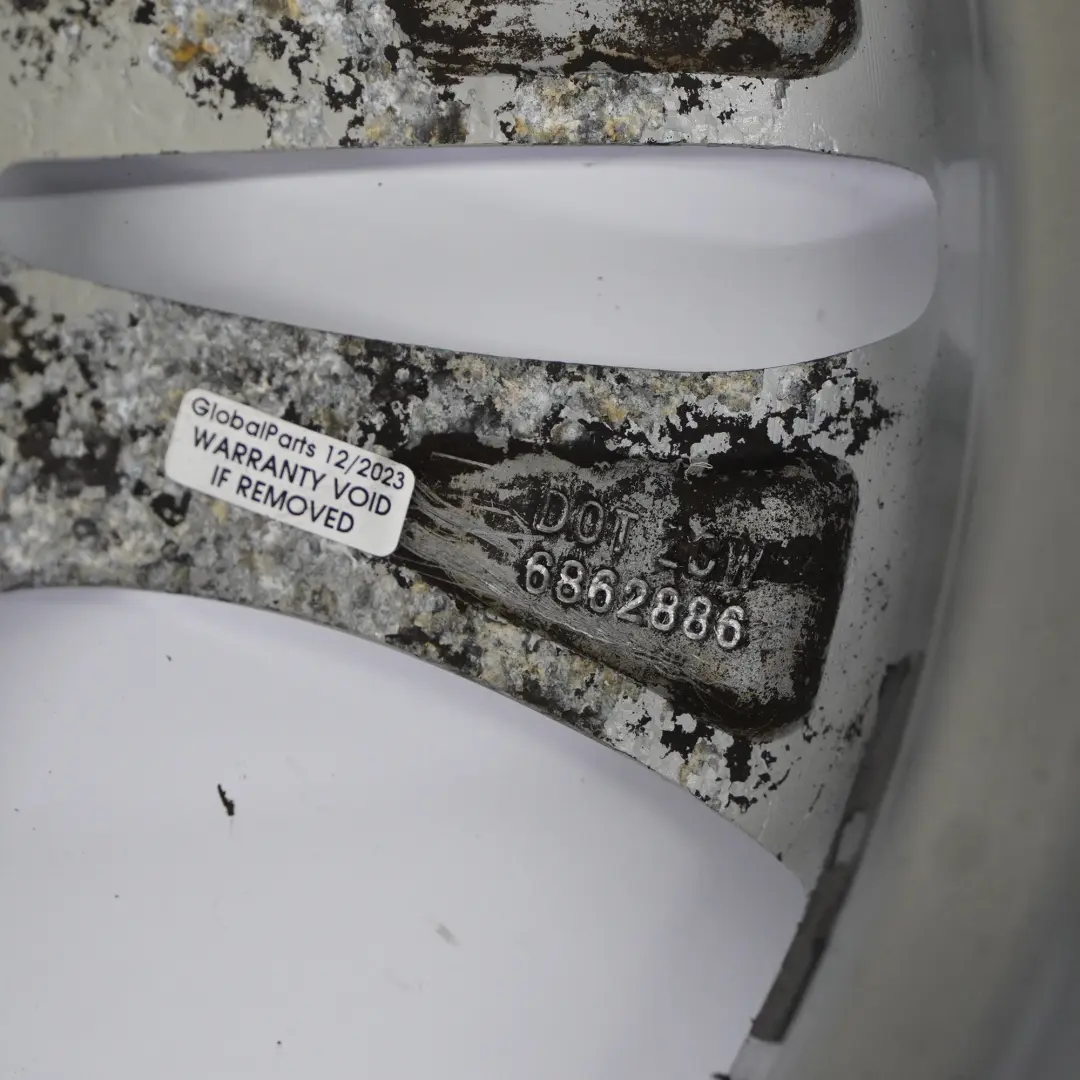 Reflex Silver Wheel Rim Alloy 18" Double Spoke 605 8J ET:43 to BMW X3 F25 with Part number 6862886 BMW X3 F25 Reflex Silver Wheel Rim Alloy 18" Double Spoke 605 8J ET:43 - SKU 6862886-4 - Part number 6862886