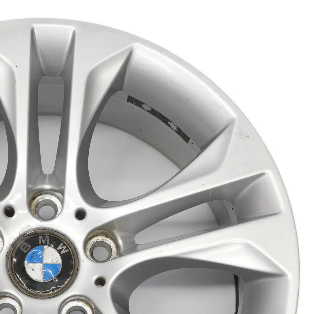 Reflex Silver Wheel Rim Alloy 18" Double Spoke 605 8J ET:43 to BMW X3 F25 with Part number 6862886 BMW X3 F25 Reflex Silver Wheel Rim Alloy 18" Double Spoke 605 8J ET:43 - SKU 6862886-4 - Part number 6862886