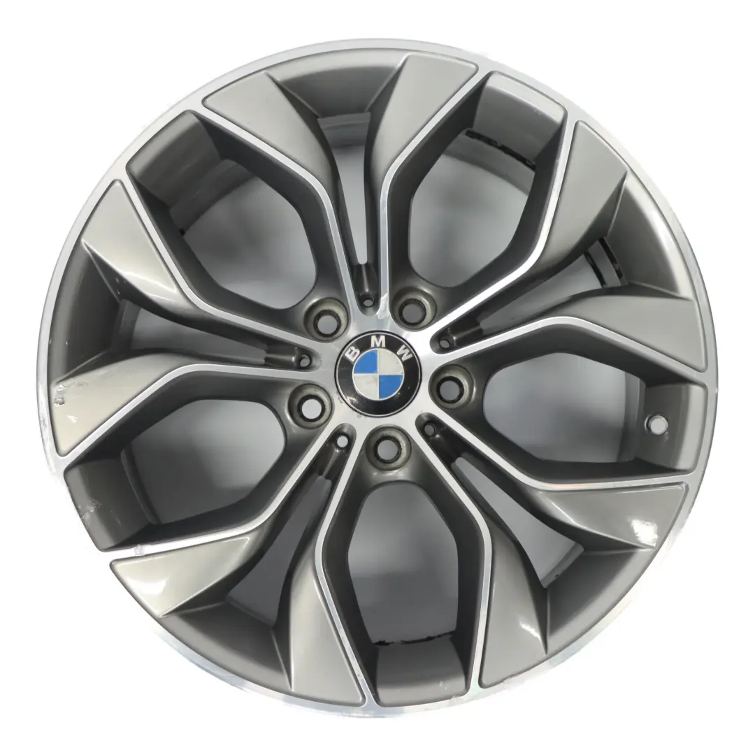 Reflex Silver Wheel Alloy Rim 19" Y Spoke 608 8,5J ET:38 BMW X3 F25 - SKU 6862890-1 - Part number 6862890
