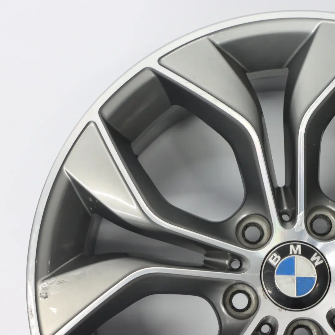 Reflex Silver Wheel Alloy Rim 19" Y Spoke 608 8,5J ET:38 BMW X3 F25 - SKU 6862890-1 - Part number 6862890