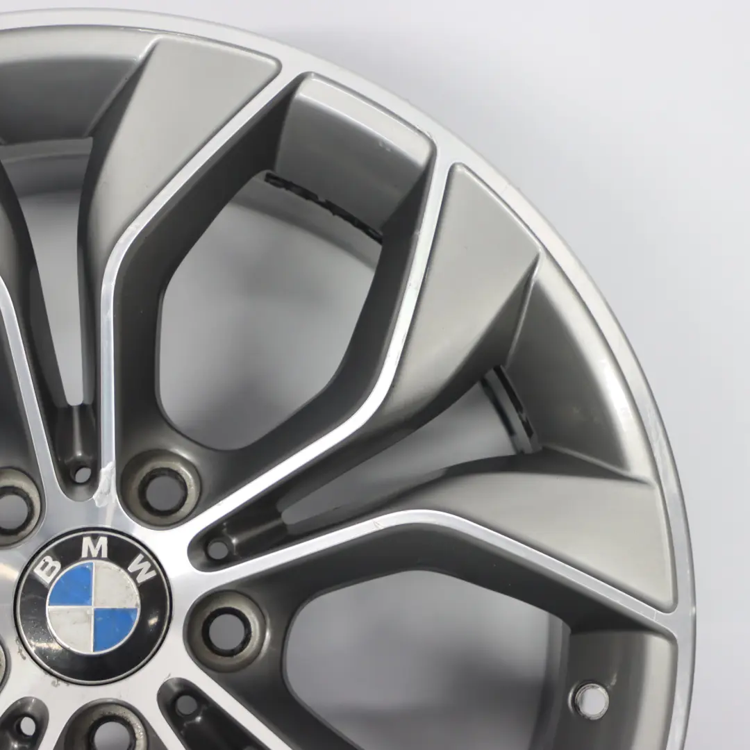 Reflex Silver Wheel Alloy Rim 19" Y Spoke 608 8,5J ET:38 BMW X3 F25 - SKU 6862890-1 - Part number 6862890