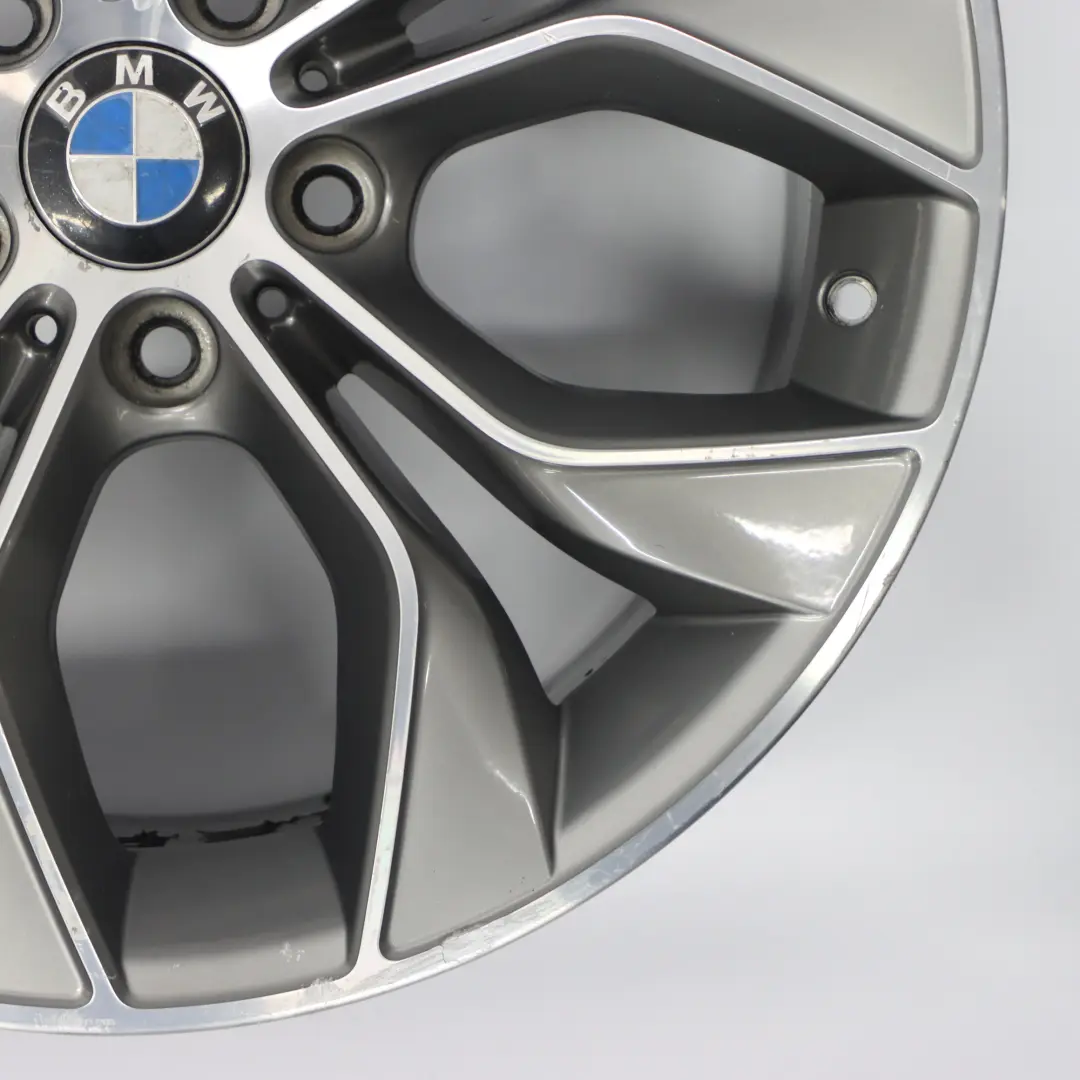 Reflex Silver Wheel Alloy Rim 19" Y Spoke 608 8,5J ET:38 BMW X3 F25 - SKU 6862890-1 - Part number 6862890
