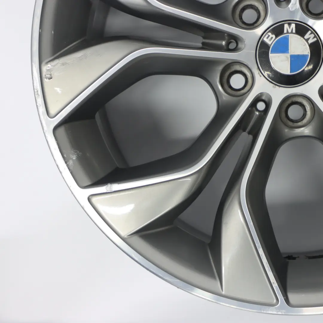 Reflex Silver Wheel Alloy Rim 19" Y Spoke 608 8,5J ET:38 BMW X3 F25 - SKU 6862890-1 - Part number 6862890