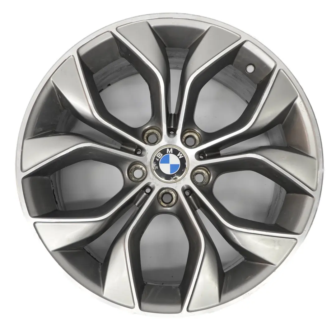 BMW X3 F25 Rear Reflex Silver Wheel Rim Alloy 19" Y Spoke 608 9,5J ET:48 - SKU 6862891-1 - Part number 6862891