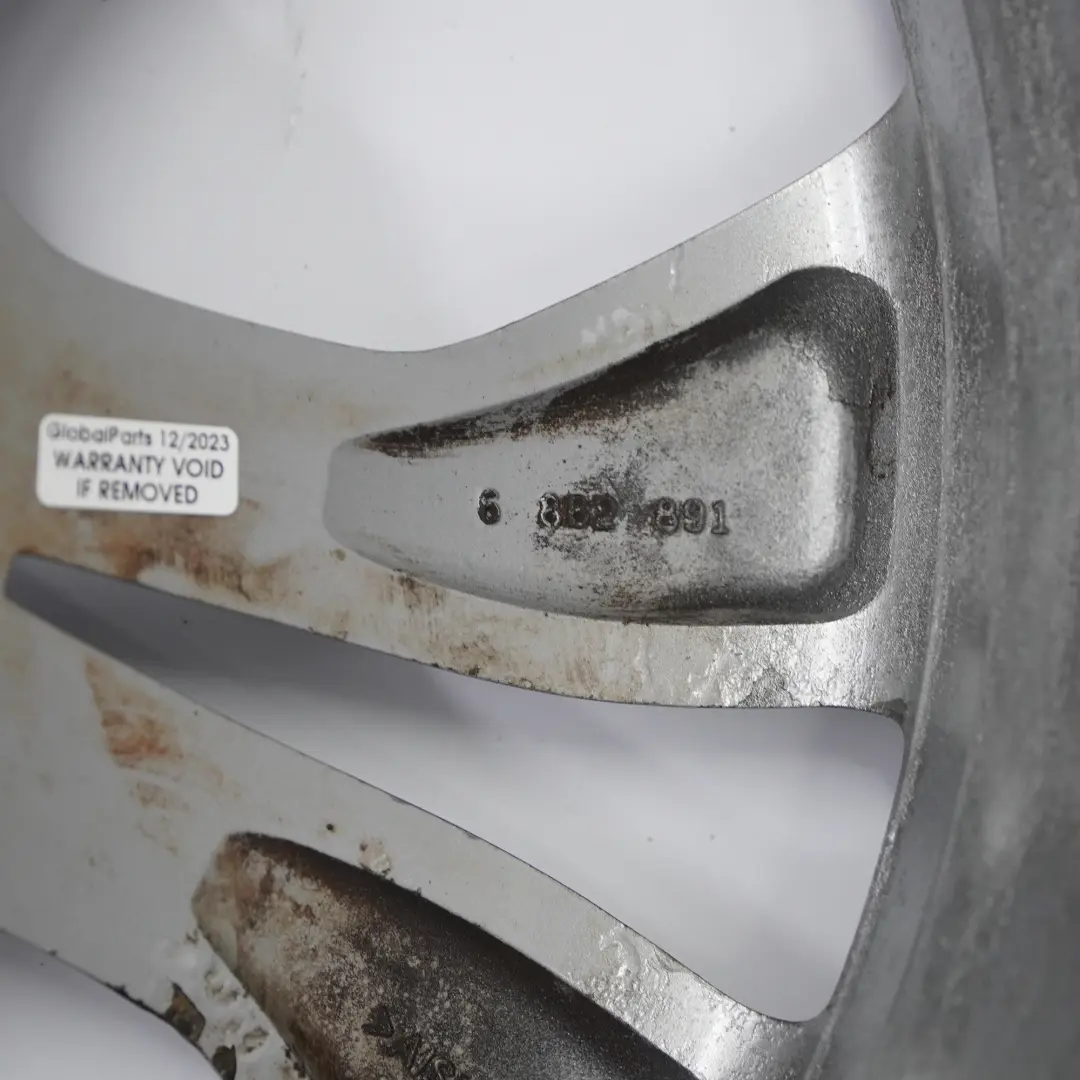 BMW X3 F25 Rear Reflex Silver Wheel Rim Alloy 19" Y Spoke 608 9,5J ET:48 - SKU 6862891-1 - Part number 6862891