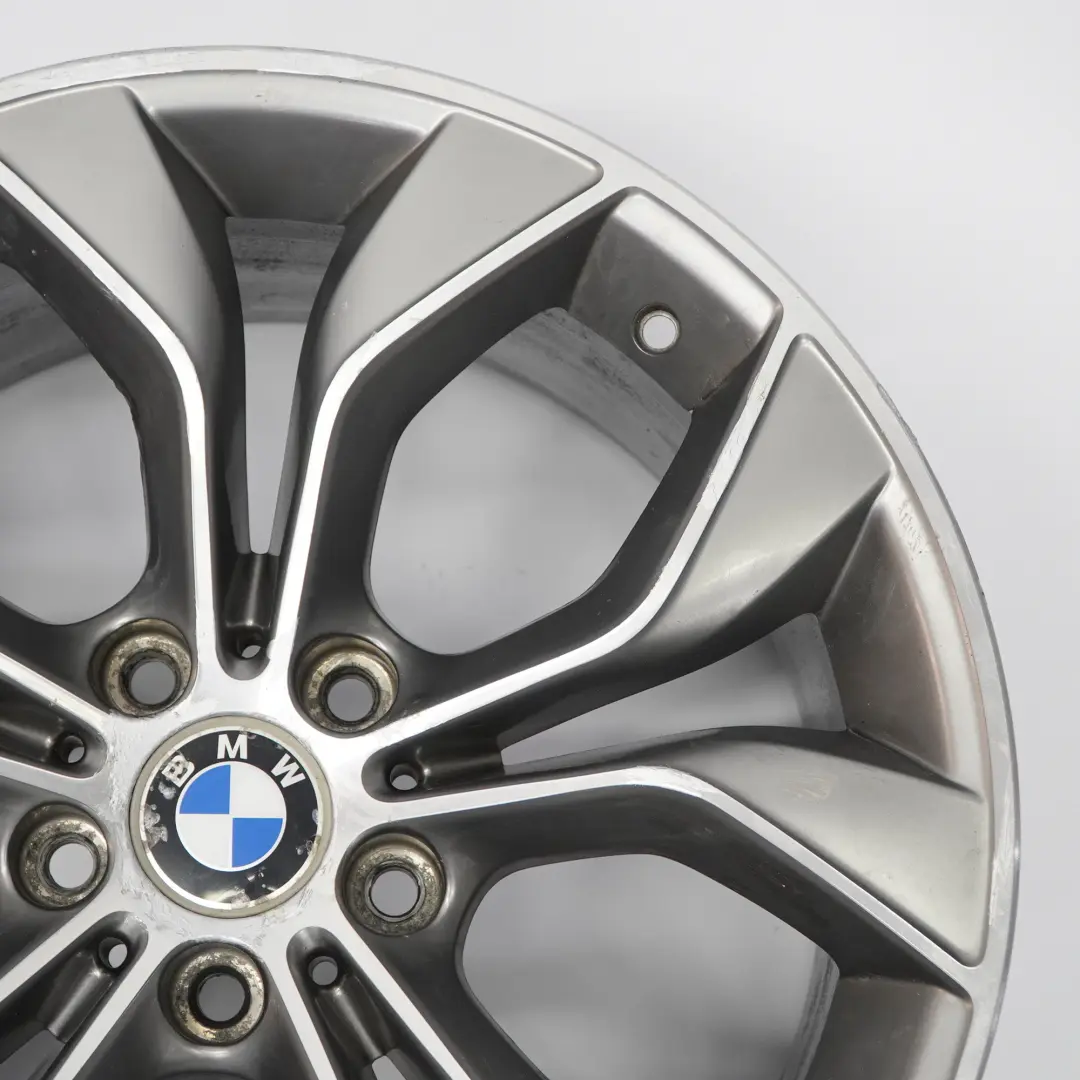 Hinten Reflex Silber Felge Leicht metall felge 19" 9,5J ET:48 für BMW X3 F25 mit Teilenummer 6862891 BMW X3 F25 Hinten Reflex Silber Felge Leicht metall felge 19" 9,5J ET:48 - SKU 6862891-1 - Teilenummer 6862891