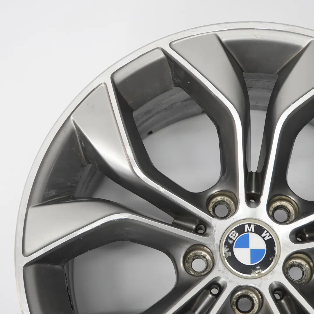 Reflex Silver Wheel Rim Alloy 19" Y Spoke 608 9,5J ET:48 to BMW X3 F25 Rear with Part number 6862891 BMW X3 F25 Rear Reflex Silver Wheel Rim Alloy 19" Y Spoke 608 9,5J ET:48 - SKU 6862891-1 - Part number 6862891