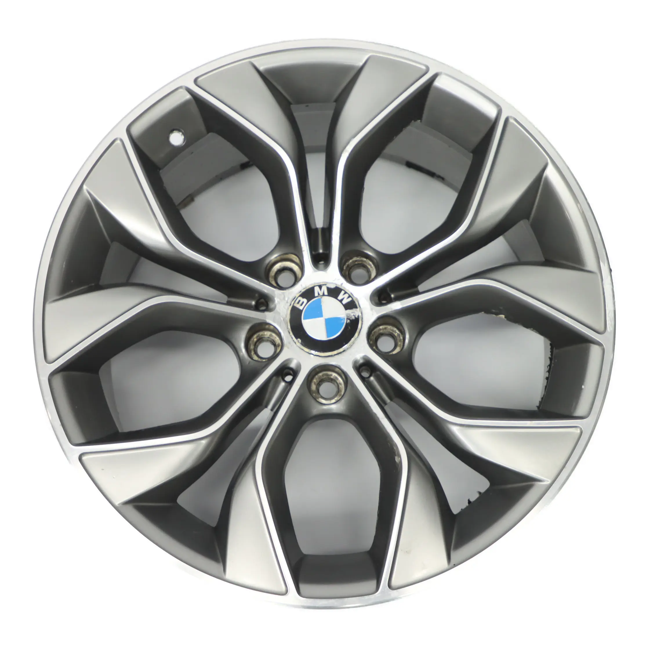 BMW X3 F25 Cerchio posteriore Reflex Argento Cerchio lega 19" 9,5J ET:48 6862891