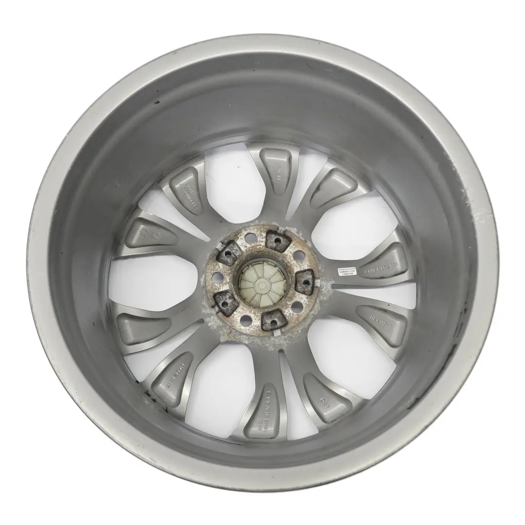 BMW X3 F25 Rear Silver Wheel Rim Alloy 19" Y Spoke 608 9,5J ET:48 - SKU 6862891-3 - Part number 6862891