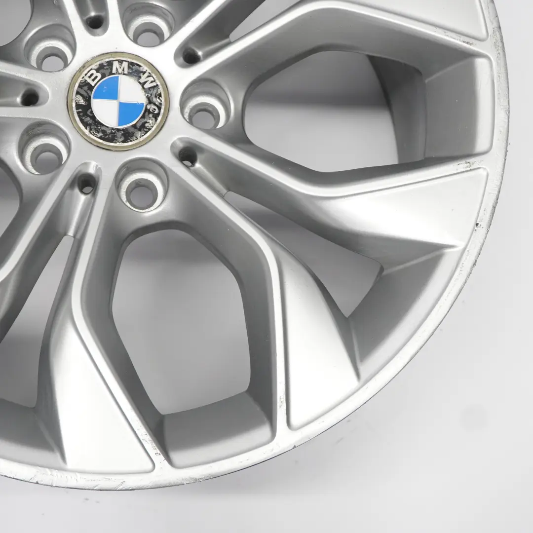 BMW X3 F25 Rear Silver Wheel Rim Alloy 19" Y Spoke 608 9,5J ET:48 - SKU 6862891-3 - Part number 6862891
