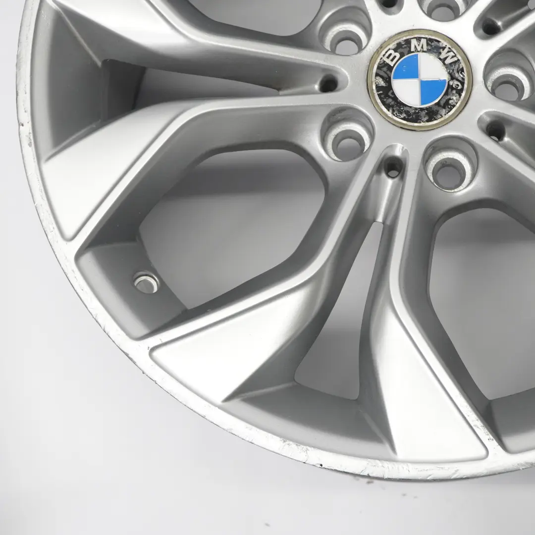 BMW X3 F25 Rear Silver Wheel Rim Alloy 19" Y Spoke 608 9,5J ET:48 - SKU 6862891-3 - Part number 6862891